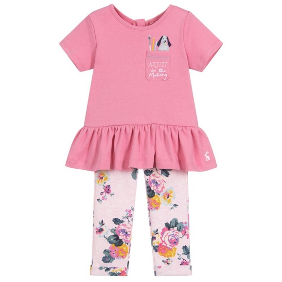 LAST CHANCE! Joules “ Artist in the Making “ 2 Piece Set 12-18M - Picture 1 of 5